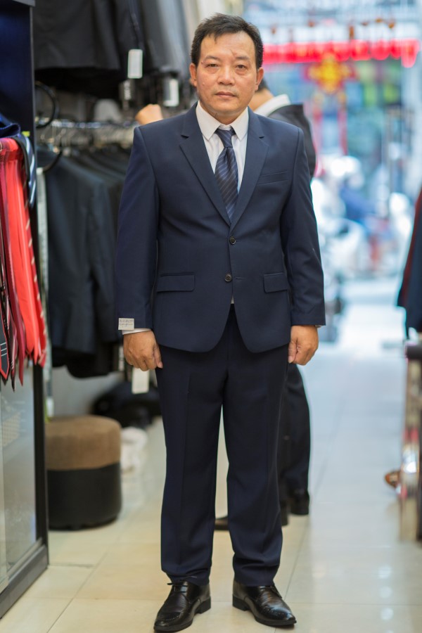 Suit Sui Gia Xanh Navy M16